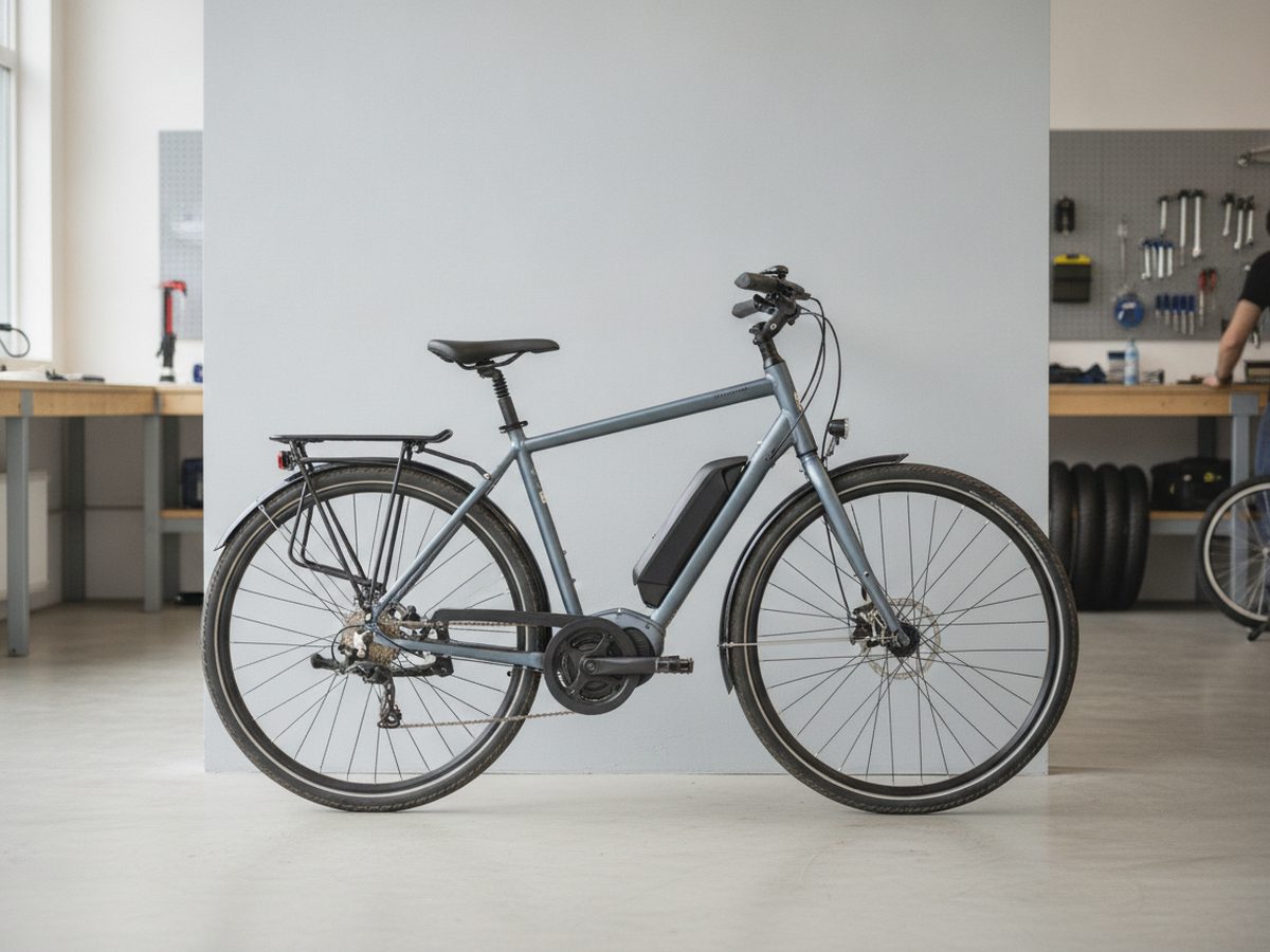 Trekking-E-Bike, Seitenansicht